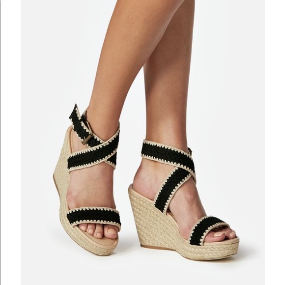 justfab espadrille wedges
